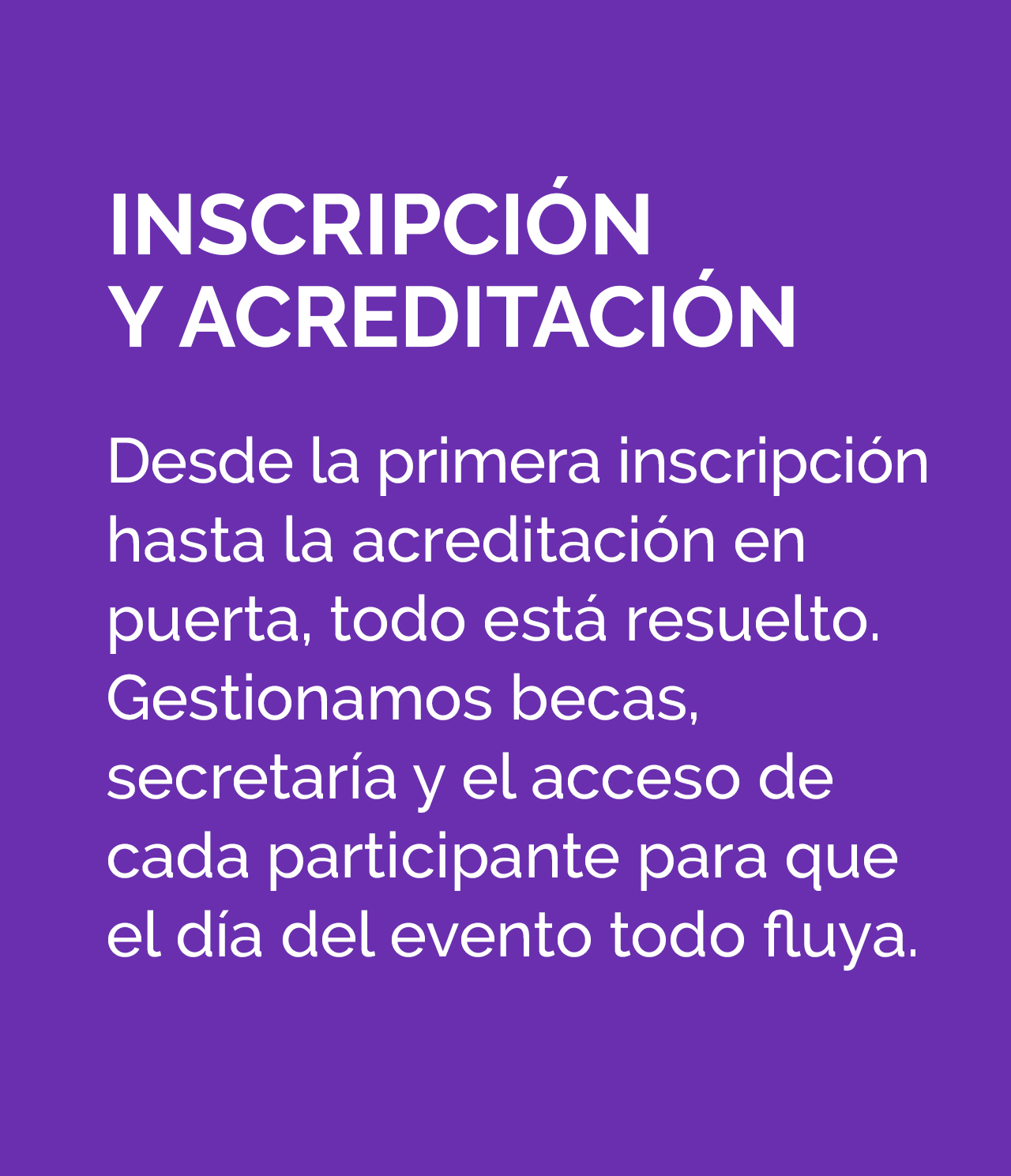 INSCRIPCIÓN Y ACREDITACIÓN - foto 1